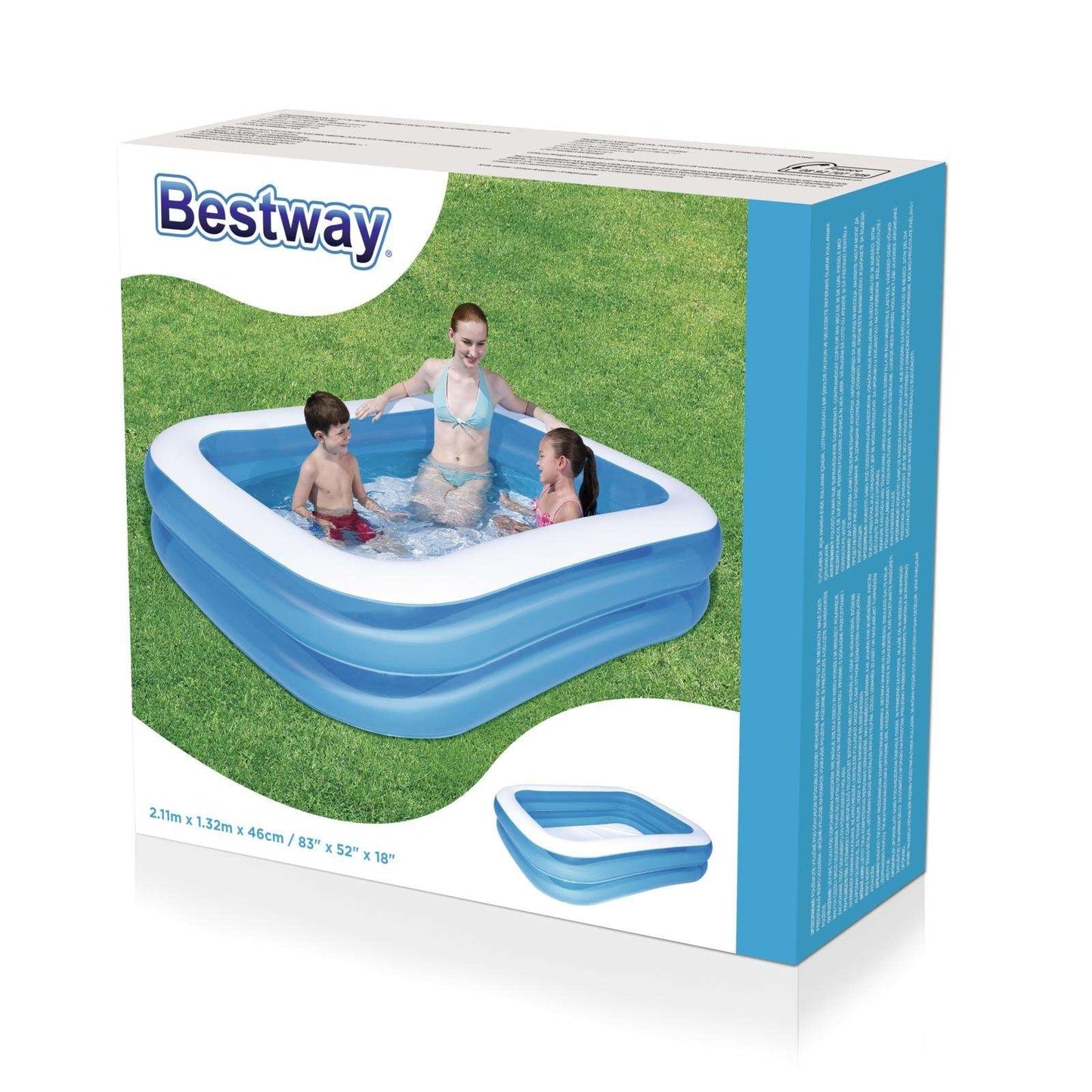 BESTWAY Opblaasbaar Zwembad 3-Ringen
