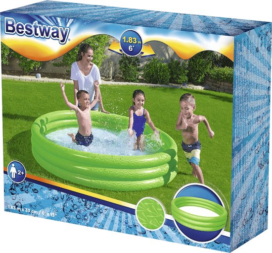 Bestway Zwembad 3-rings (183x33cm) 3 kleuren