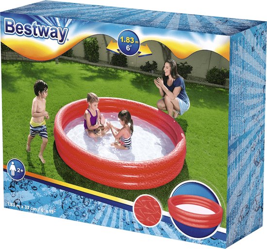 Bestway Zwembad 3-rings (183x33cm) 3 kleuren