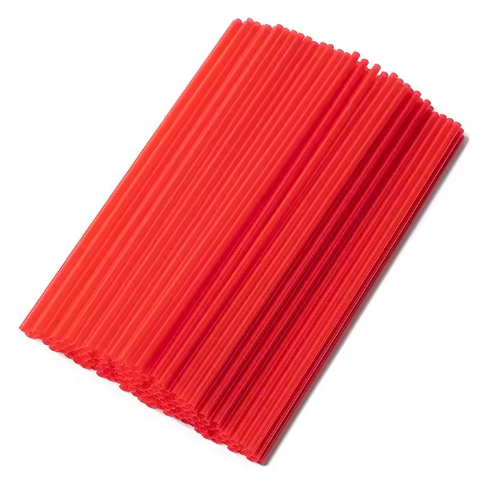 50% KORTING Dunne Plastic Rietjes (1000 stuks, mix van kleuren) en