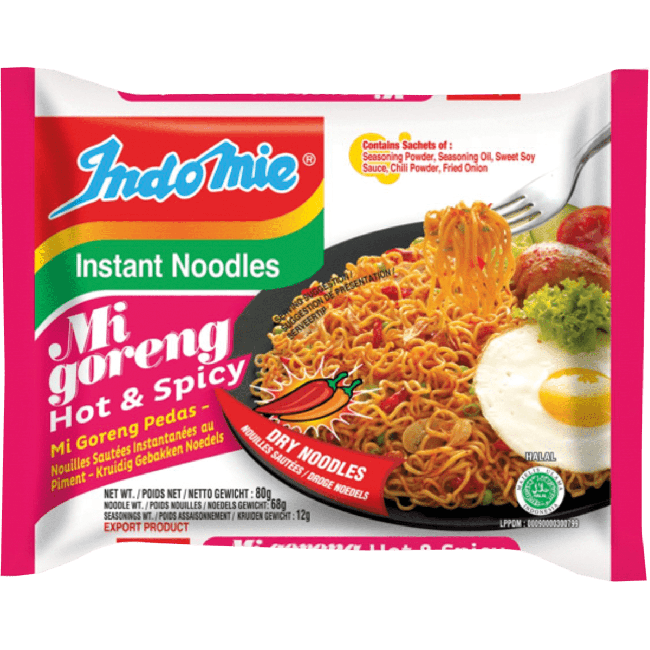 🌶️ Indomie Mi Goreng Hot & Spicy (Nieuwe Versie van pedas)
