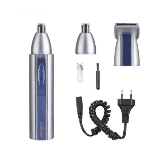 Kemei KM-3300 2-in-1 Oplaadbare Neus- en Baardtrimmer – Compact, Washable & Draadloos