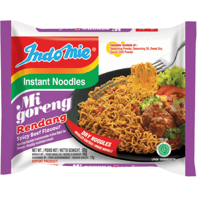 🥩 Indomie Mi Goreng Rendang