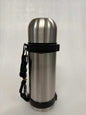 Roestvrijstalen Thermosfles 1,2L met Draagkoord – Zwart