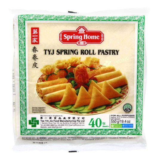 TYJ Spring Roll Pastry (30 stuks / 40 stuks)