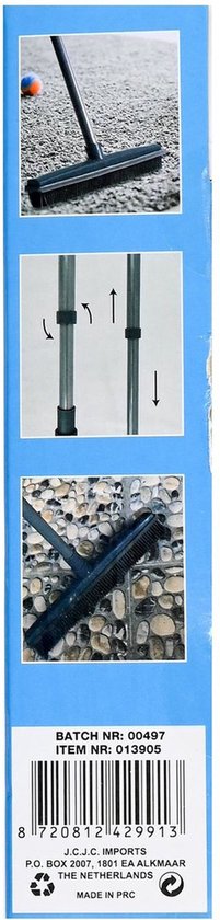 Benson Bezem met Rubberen Haren – Telescopische Steel (68 t/m 120 cm)