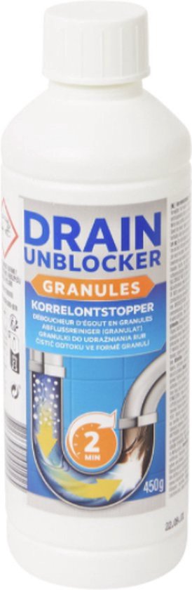 Drain Unblocker Granules – Krachtige Korelontstopper – 500g