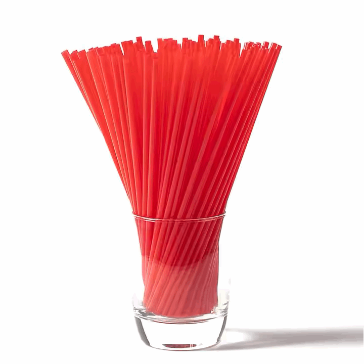 50% KORTING Dunne Plastic Rietjes (1000 stuks, mix van kleuren) en