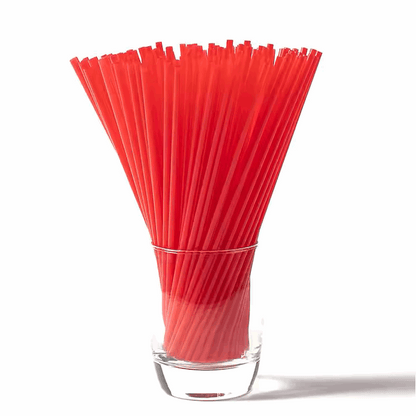 50% KORTING Dunne Plastic Rietjes (1000 stuks, mix van kleuren) en