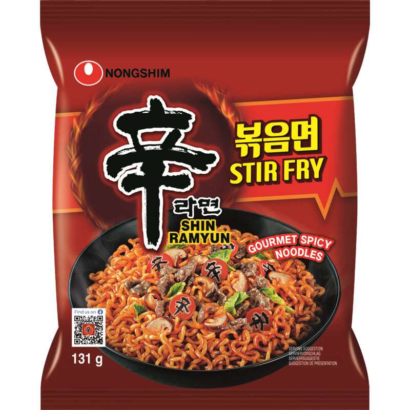 🍜 Nongshim Shin Ramyun Stir Fry