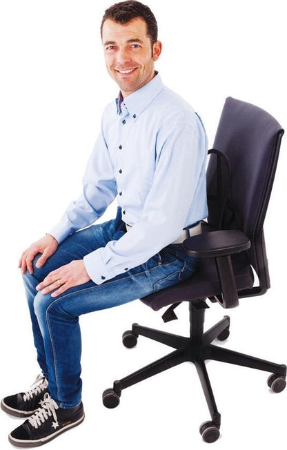 Lifetime - Ergonomisch Ruggensteun - 39x39cm - Zwart